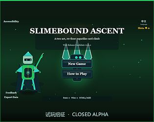 Slimebound Ascent game screenshot