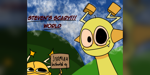 Cover image for Steven's Scary Wolrd
