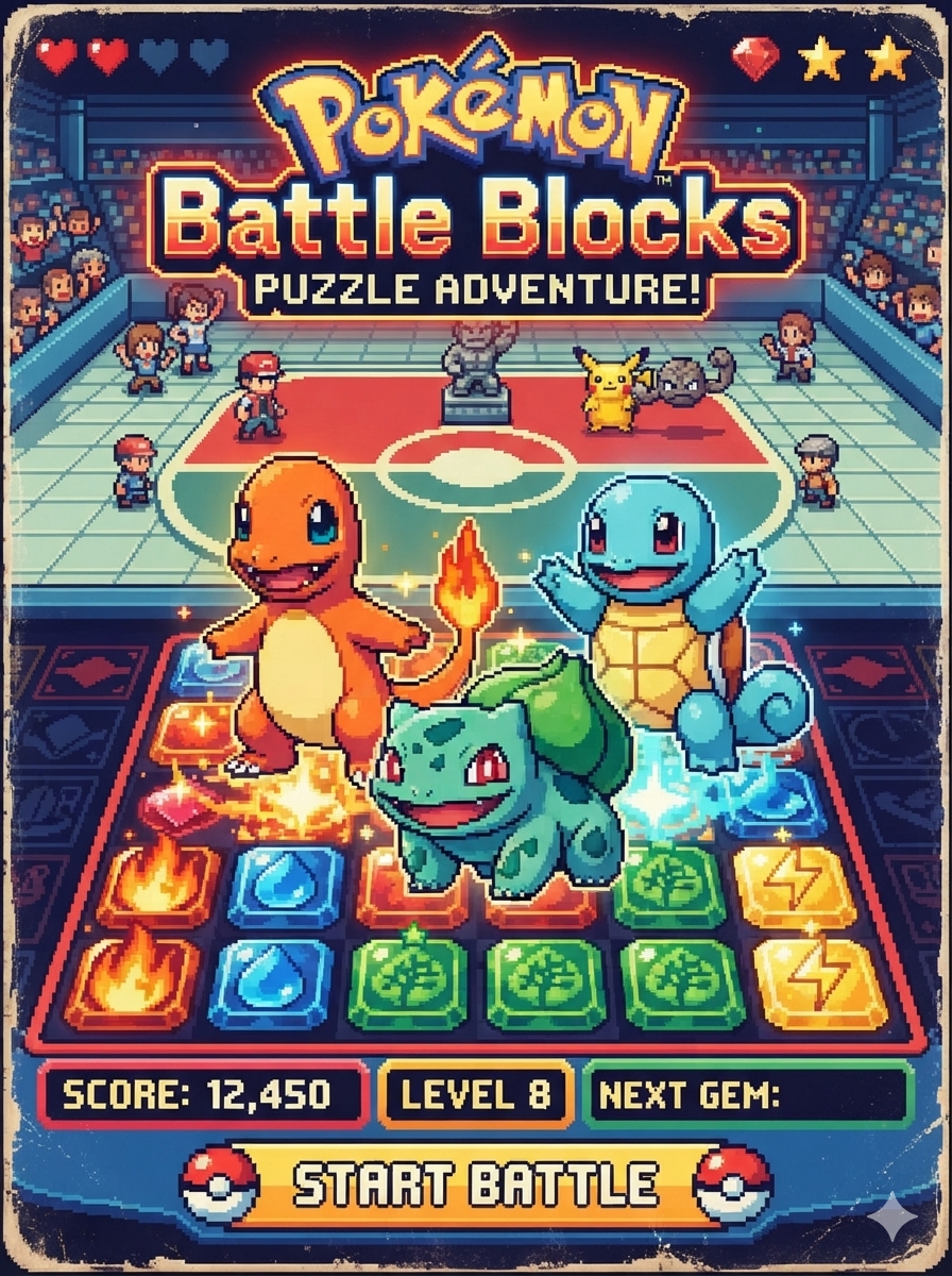 Cover image for Pokemon Battle Blocks