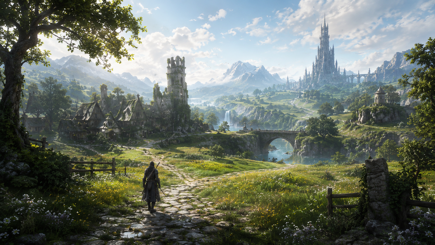 Verdant Meadows environment artwork