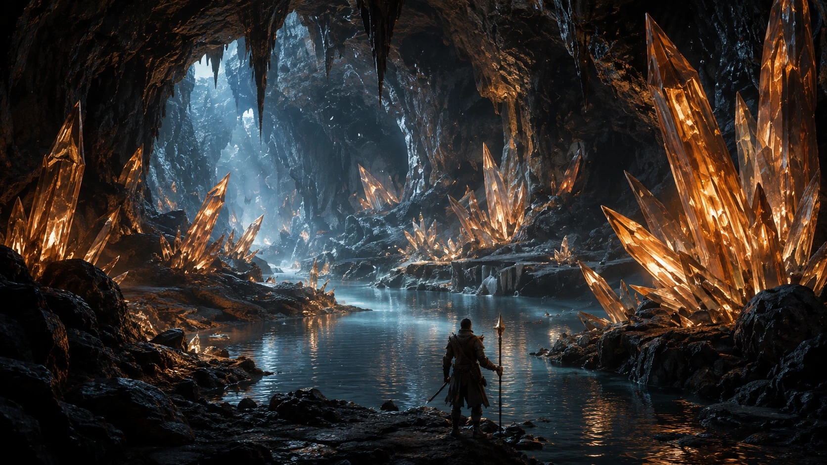 Crystal Lake environment artwork