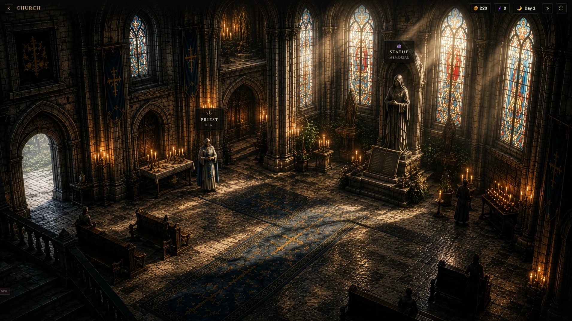 The church: a place to heal the wounded and remember the fallen