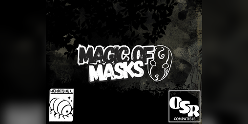 Cover image for Magic Of Masks - One Page RPG