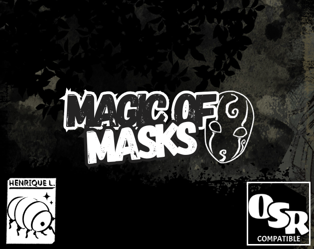 Cover image for Magic Of Masks - One Page RPG