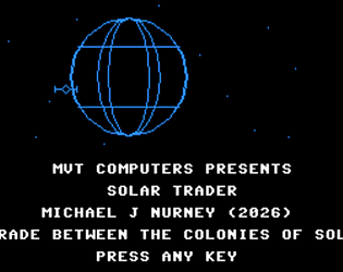 Solar Trader C64 - early access game screenshot