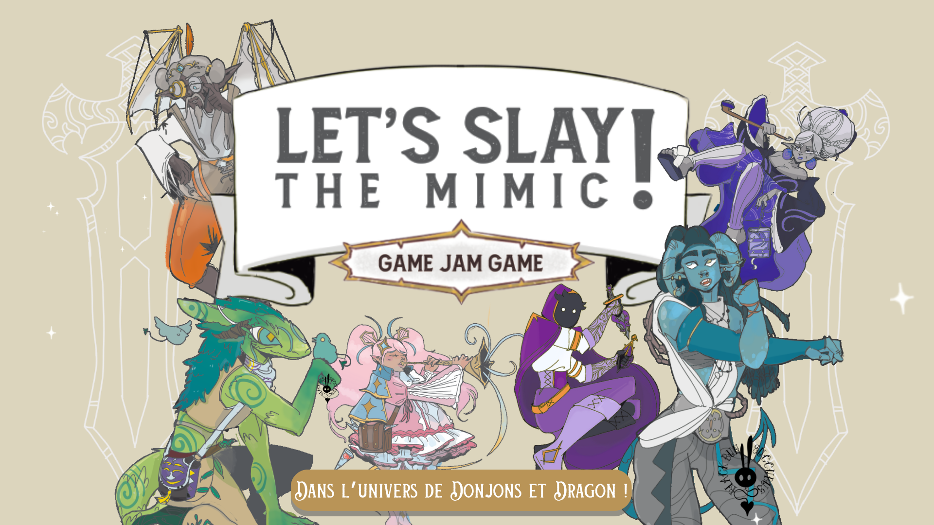 Let's Slay the Mimic ! | Jeu de carte à imprimer