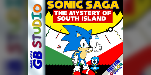 Cover image for Sonic Saga: The Mystery of South Island