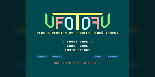 Cover image for UfoTofU (Commodore Plus/4 & C64)