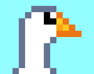 Goose in the forest