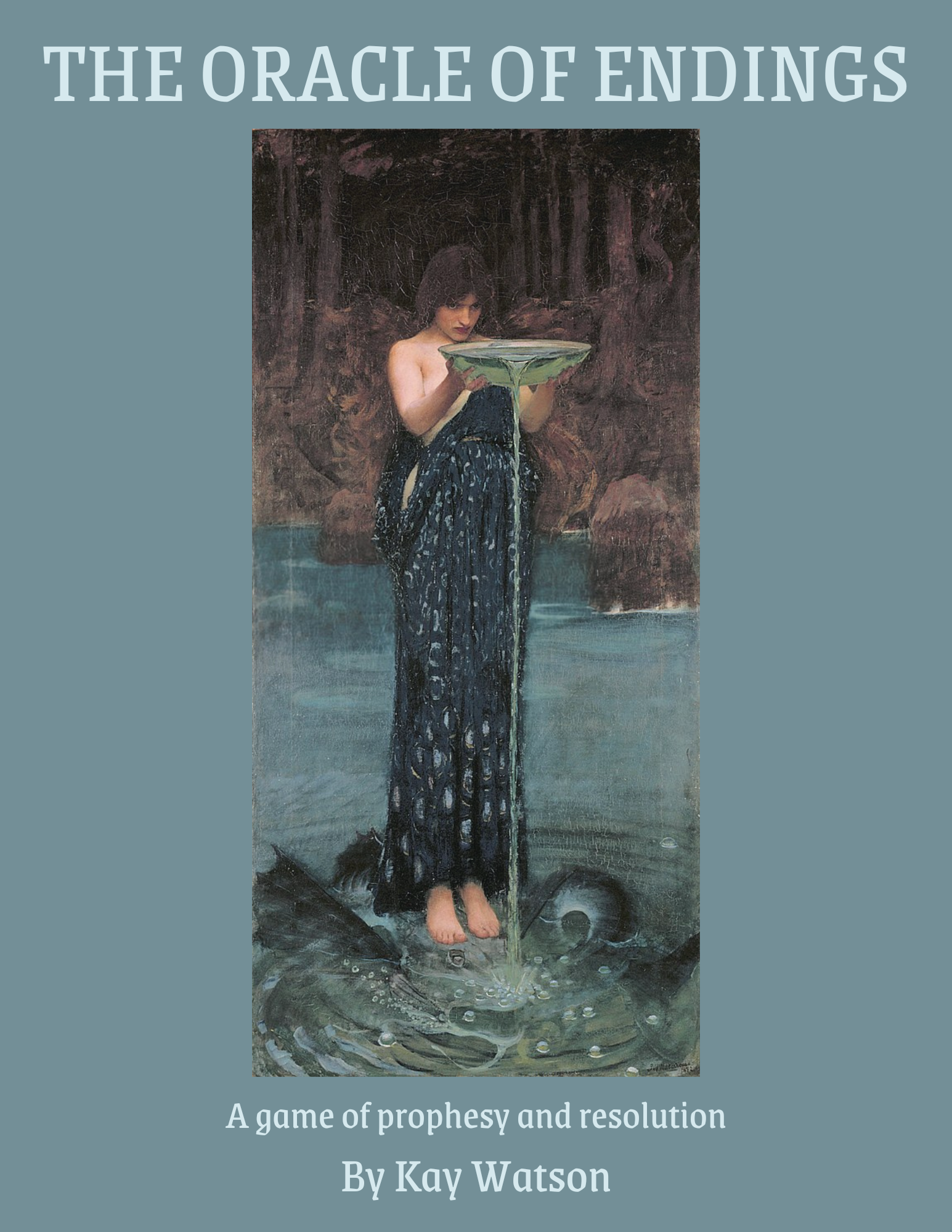 Cover image for THE ORACLE OF ENDINGS