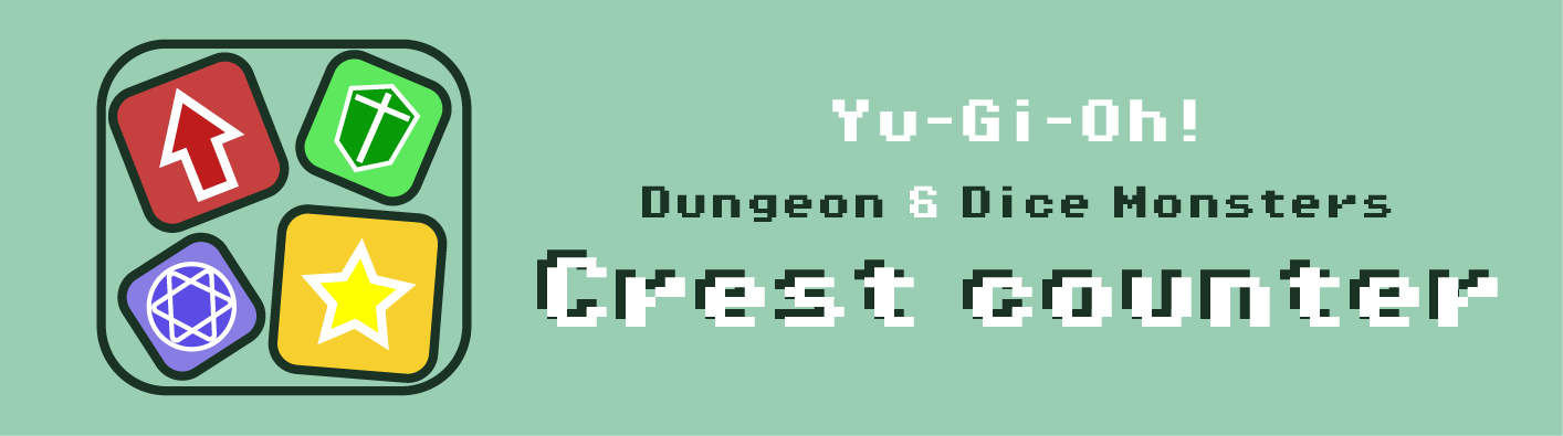 YGO Crest Counter - Yu-Gi-Oh! Dungeon & Dice monster Crest Counter