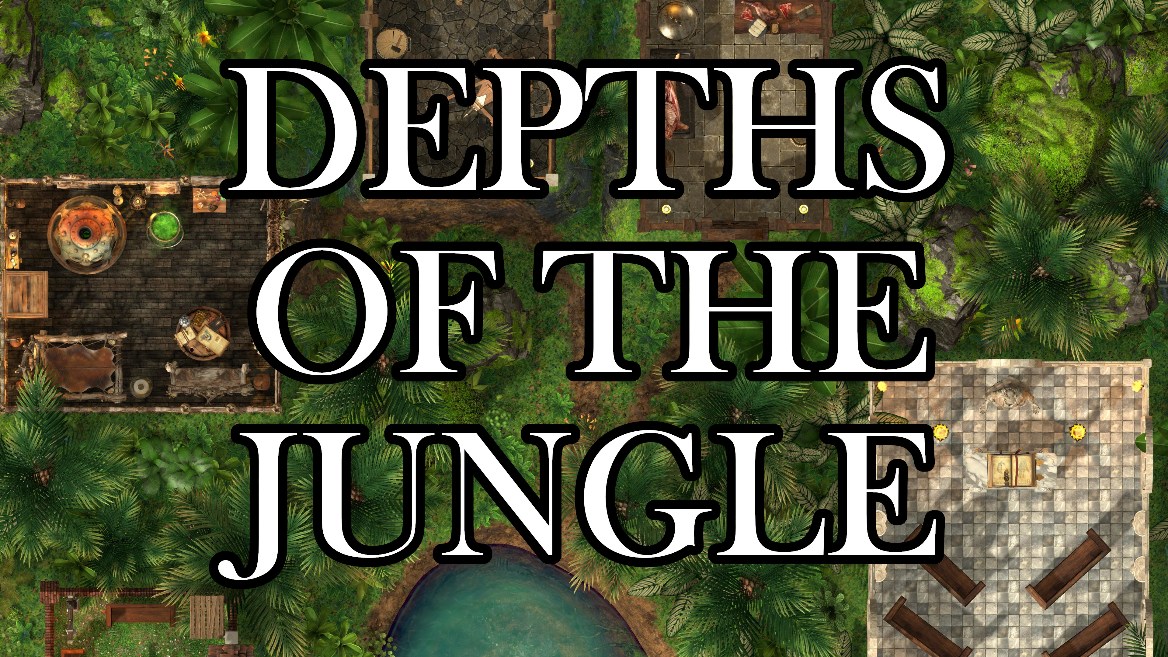 Depths of the Jungle TTRPG Maps