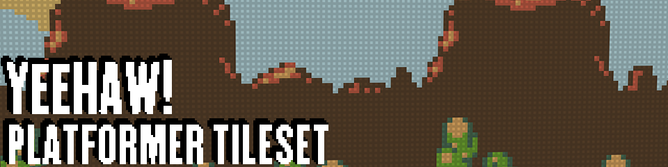 YEEHAW! | Free Wild West Platformer Tileset