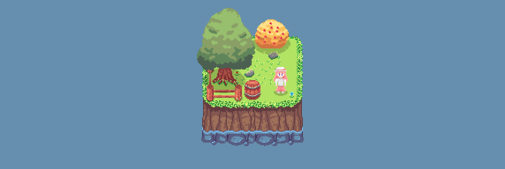 Top-Down RPG Tileset 32х32: Peaceful Forest
