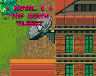 "Metal 2" Top Down Tileset