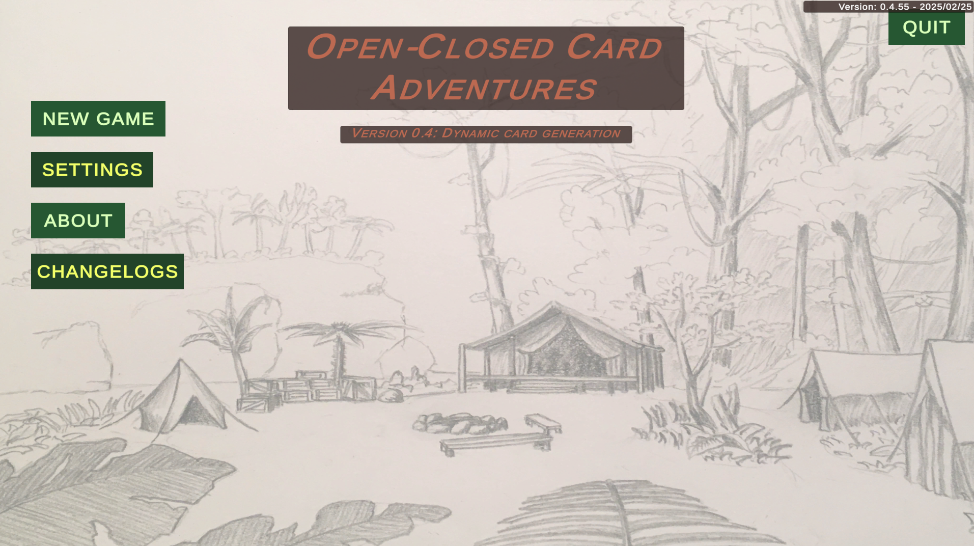 OCCA: Open-Closed Card Adventures