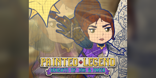 Cover image for Painted Legend: Knights of Ink & Paper