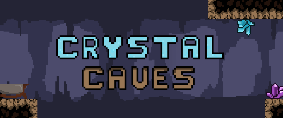 Crystal Caves - 16x16 Pixel Art Platformer Asset Pack