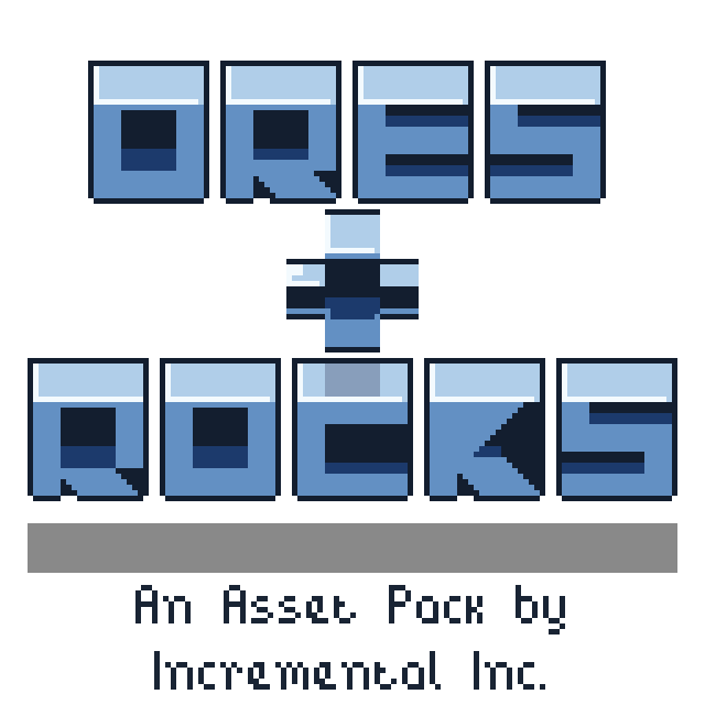 Ores and Rocks: 16x16 Overworld Pixel Sprites