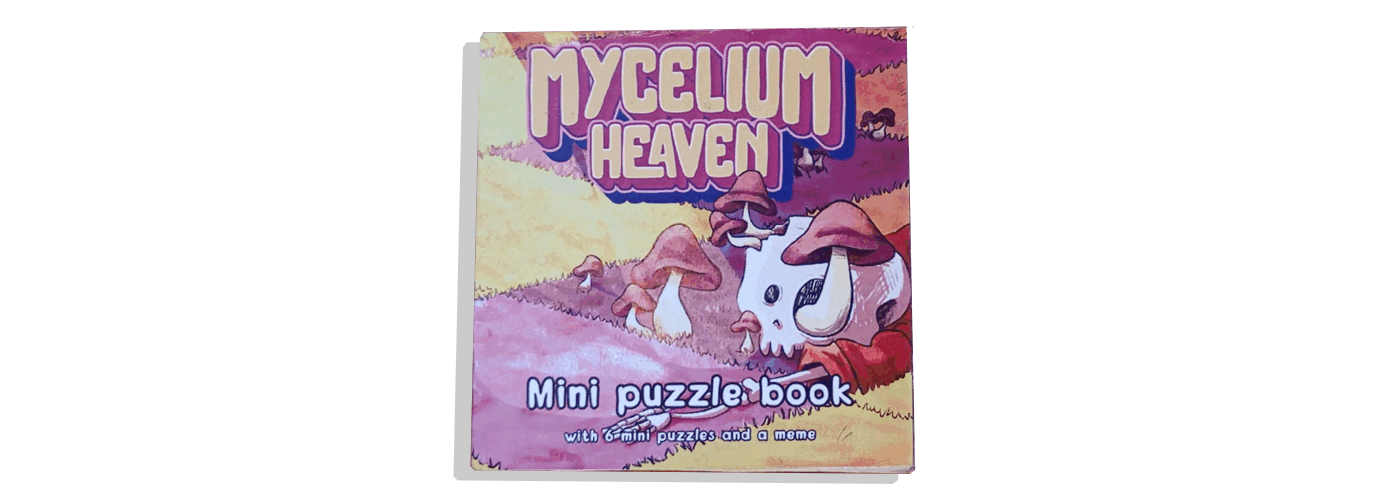 Mycelium Heaven mini puzzle book