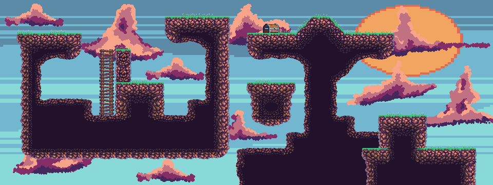 Cave-Grass Tileset