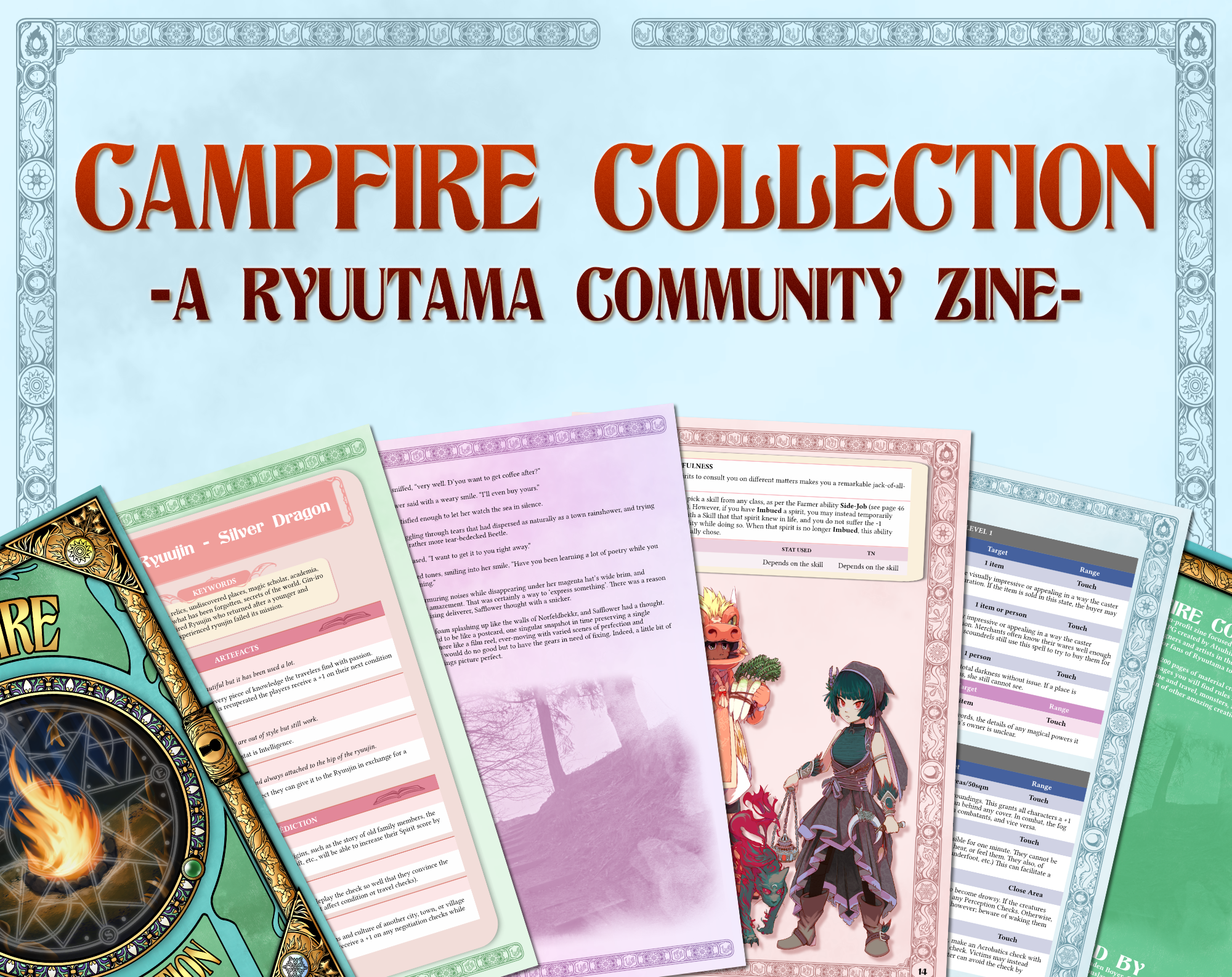 Cover image for Campfire Collection ~ A Ryuutama Community Zine
