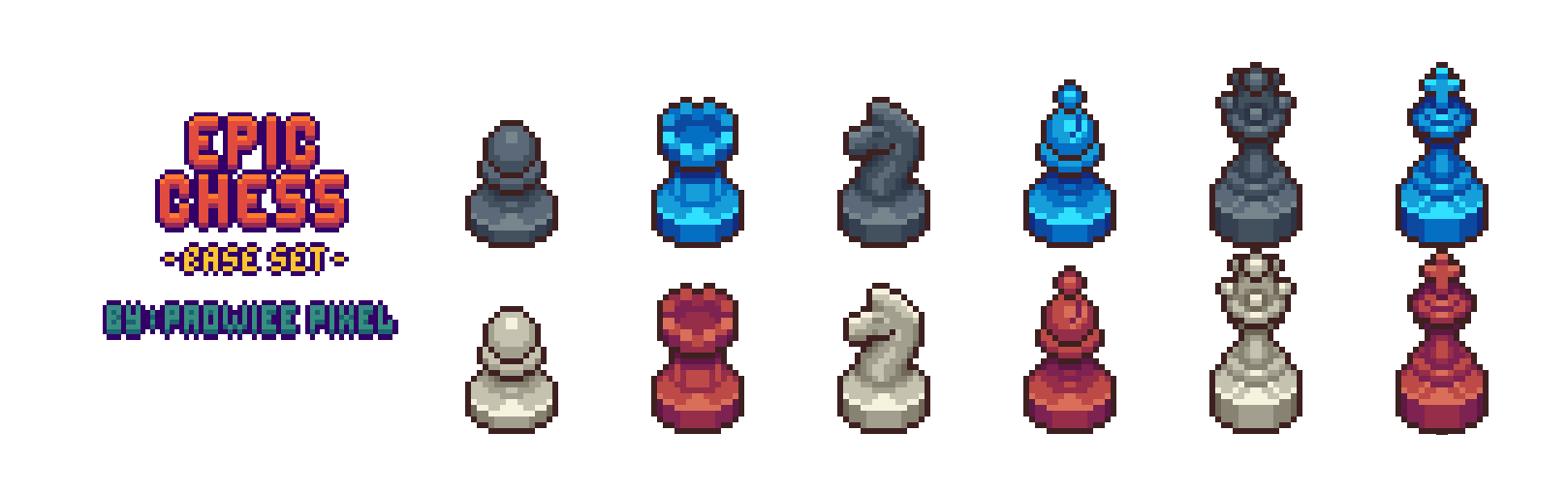 Pixel Epic Chess - Base Set [Asset Pack]