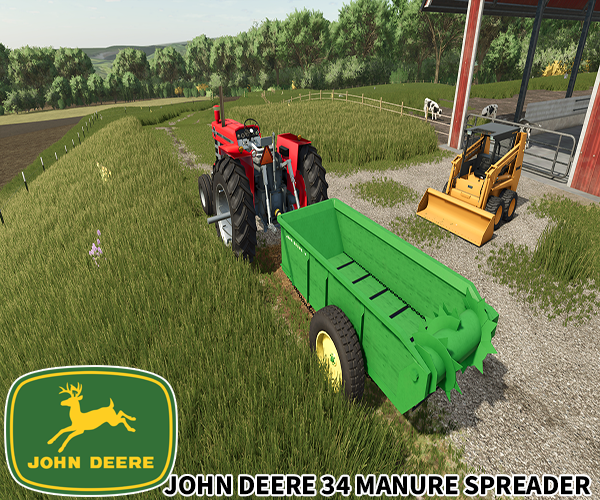 Cover image for John Deere 34 Manure Spreader FS25