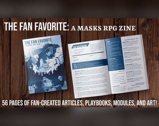 The Fan Favorite: A Masks RPG Fanzine   - A supplement for Masks: A  New Generation 