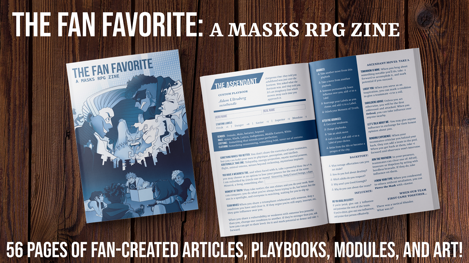 The Fan Favorite: A Masks RPG Fanzine