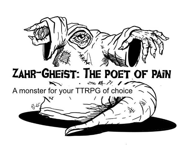 Zahr-Gheist; poet of pain