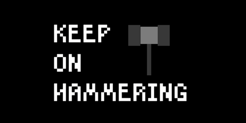 Cover image for Keep On Hammering