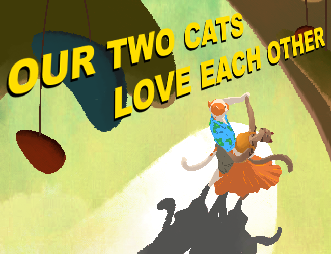 Cover image for Our Two Cats Love Each Other