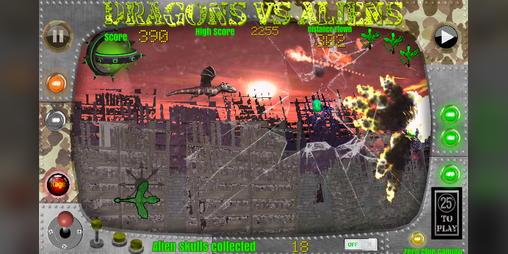 Cover image for Dragons vs Aliens LITE