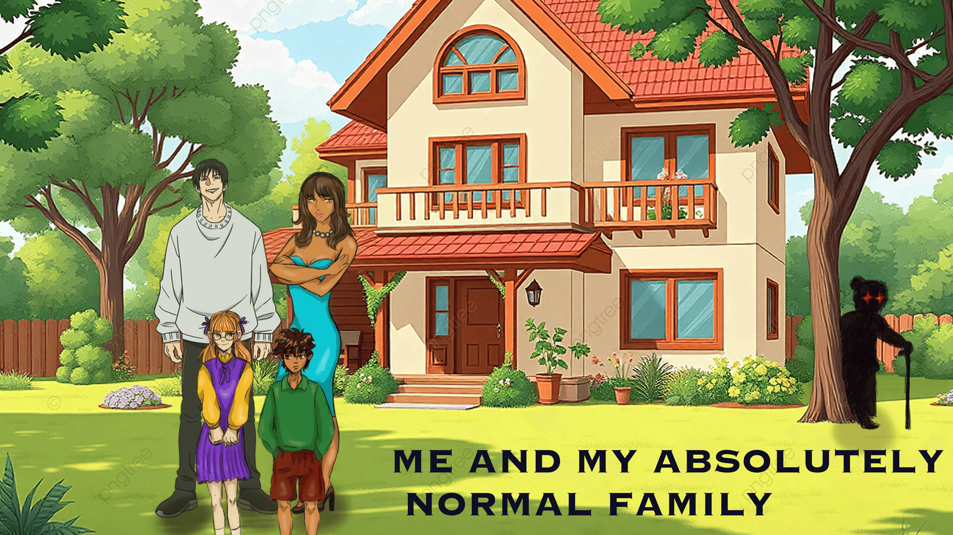 Cover image for me and my absolutely normal family