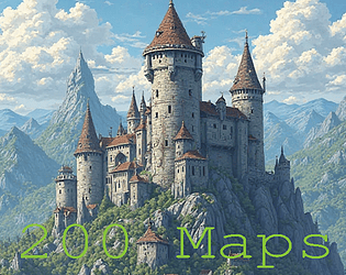 200 Fantasy Backgrounds Pack – Epic Medieval & RPG Environments