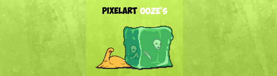 Pixelart Oooze Gel Cube