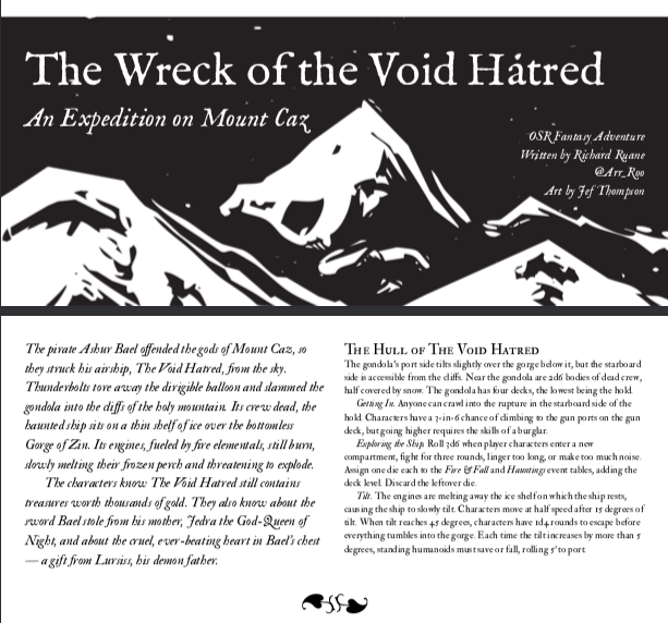 Cover image for The Wreck of the Void Hatred: An Expedition on Mount Caz