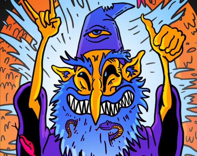 Cover image for Warlock Joe's Snakes in a Dungeon