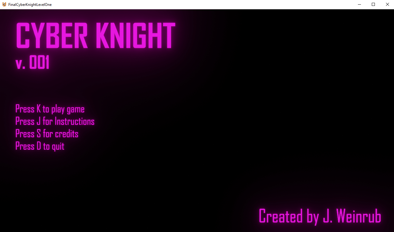 Cyber Knight v. 001