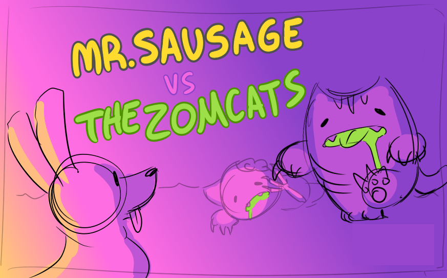 Mr. Sausage vs The Zomcats