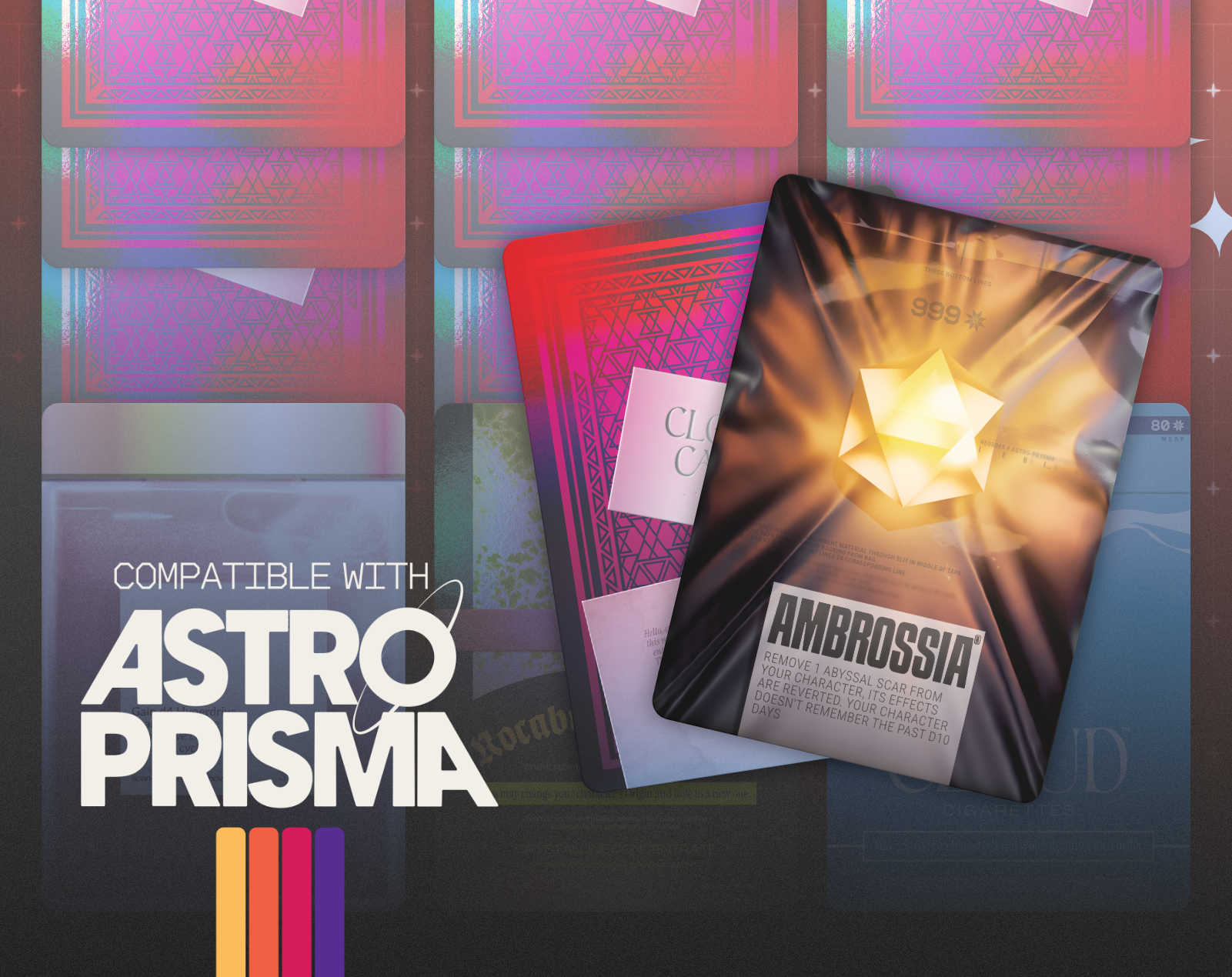 Cover image for CLOUD IX CASINO Cards for ASTROPRISMA RPG
