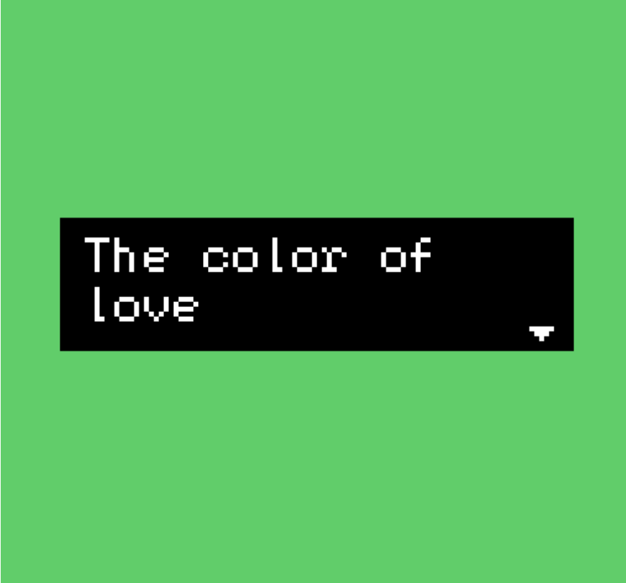 The color of love