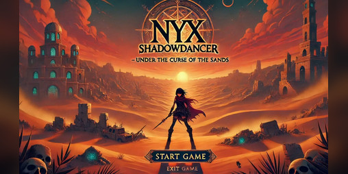 Cover image for Nyx Shadowdancer - Under the Curse of the Sands