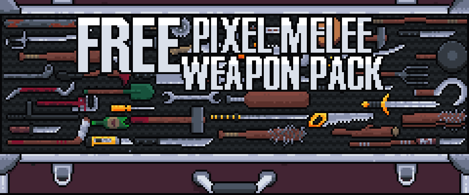 Free Pixel Melee Weapon Pack - Asset Pack