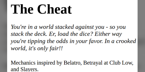 Cover image for The Cheat