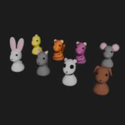 3dShapesTuber animal pack