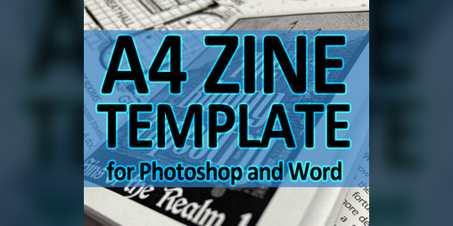 Cover image for A4 Zine Template for Word and Photoshop