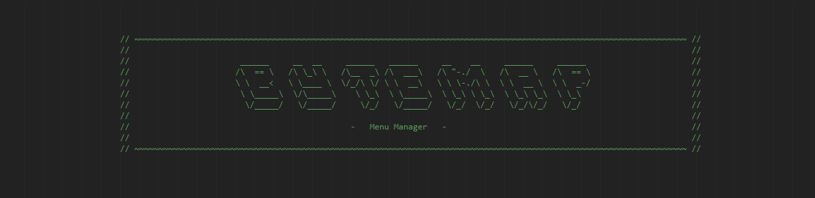 ByteMap Menu Manager for Gamemaker Studio 2