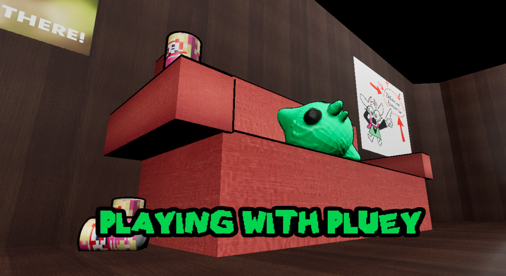 Cover image for Playing with Pluey (Deltarune Meme Game)
